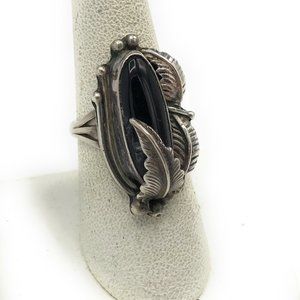 Vintage Julia Etsitty Navajo Ring Size 7